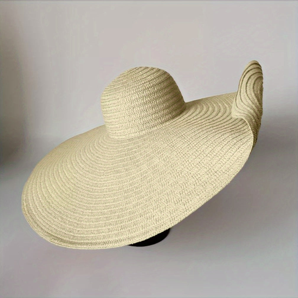 Floppy Sun Hat Wide Brim Beach Summer UV Protection Straw Hats