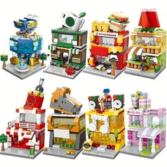 Mini Street View Building Blocks Set