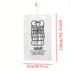 Transparent Vacuum Storage Bag Clothes Organizer Saver