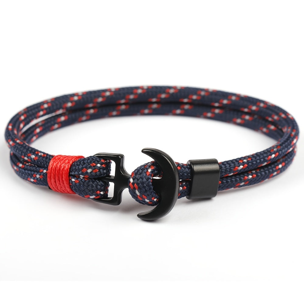 Retro Anchor Statement Bracelet Punk Bracelet For Men
