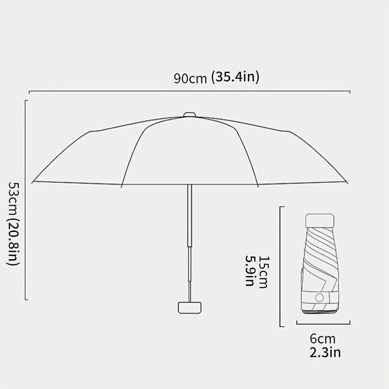 Travel Portable Light Anti UV Mini Umbrella