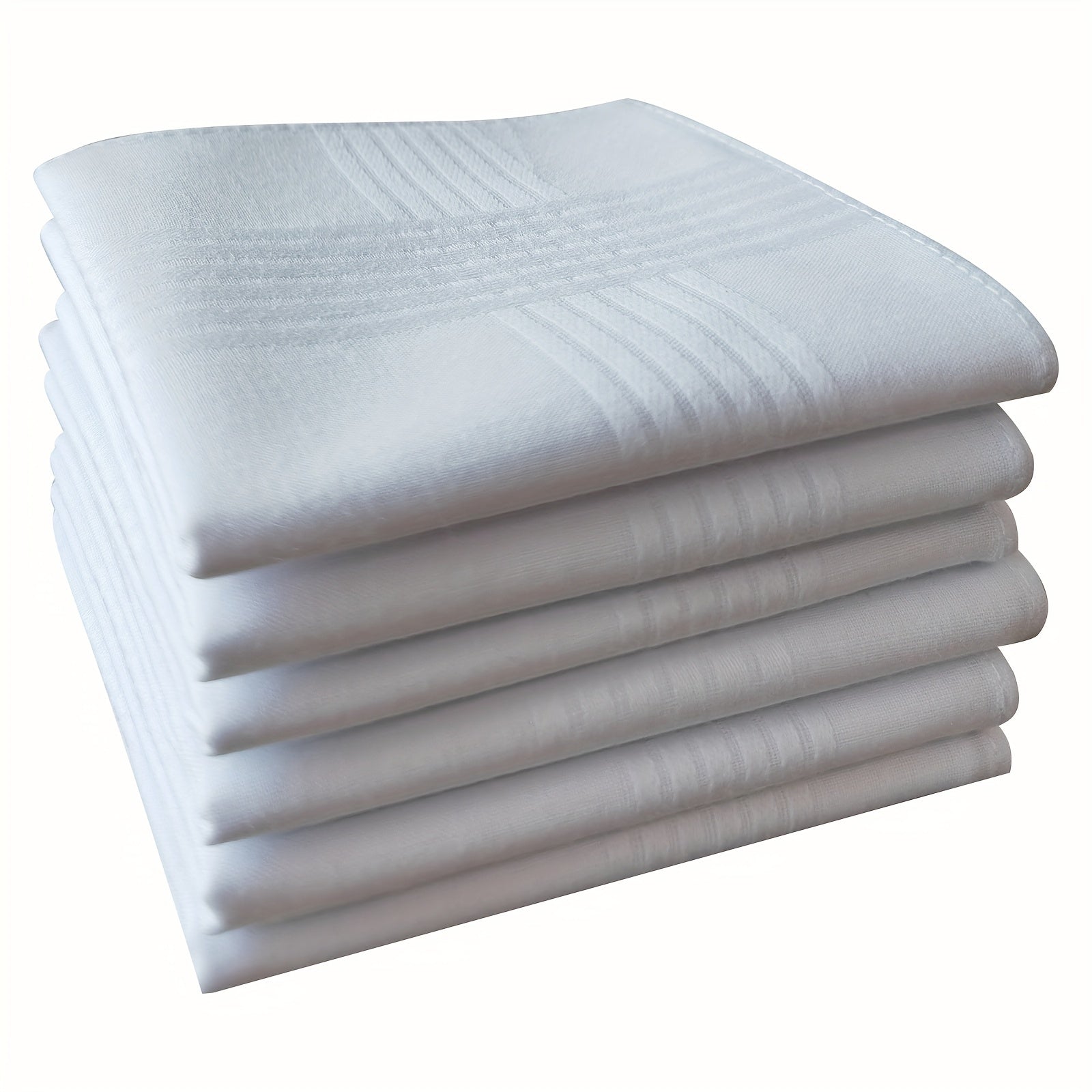 6 Packs All Pure Satin Strip DIY Gentleman's Handkerchief Suit Towel