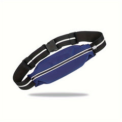 Sports Waist Bag Outdoor Running Elastic Waterproof Reflective Phone Storage
