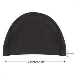 Firesara Fabric Swim Cap High Elasticity One Size Wig Cap For Men
