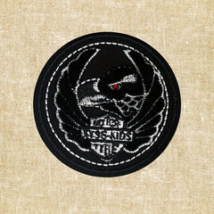 Dark Horseshoe Iron-on Embroidery Patch for Men