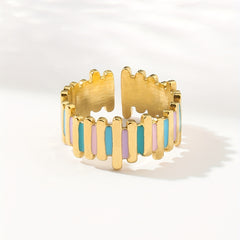 Stainless Steel Stylistic Ring W001