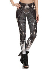 Sexy Digital Print Leggings Casual High Waist Slim Leggings