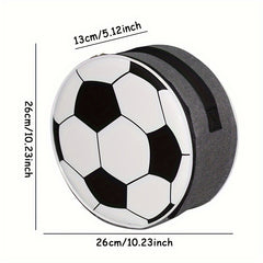 Football Pattern Insulation Bag Portable Reusable Lunch Bags