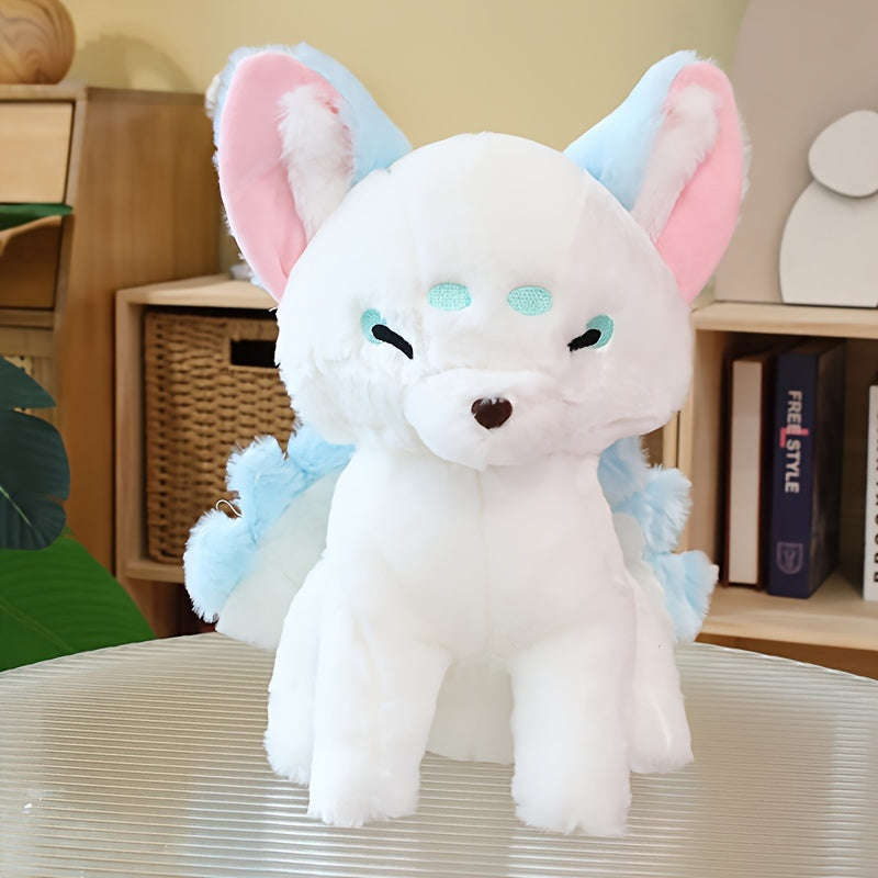 Realistic Sitting Fox Stuffed Animal Toy Doll Decoration Gift