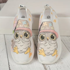 Cartoon Print Heighten Running Shoes Shock Absorption Non Slip Sneakers
