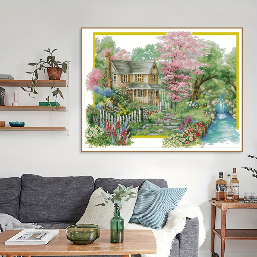 Cross Stitch Kit Home Wall Decoration Printed Drawing Embroidery Set