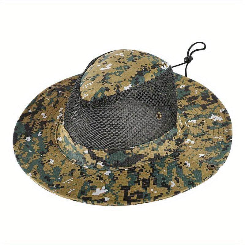 Camouflage Fishing Hat Sun Protection Bucket Hat for Outdoor Activities