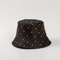 Stylish Print Bucket Hat Sunscreen Basin Hat Street Hip Hop