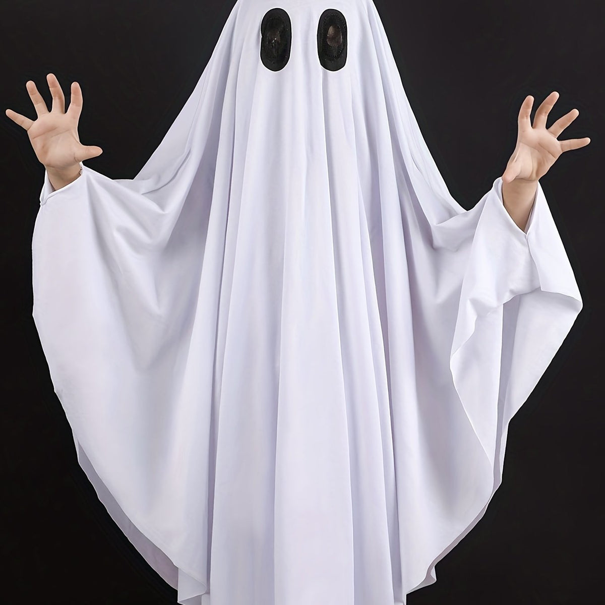 Toddler Halloween Costume Ghost Cosplay Cloak for Kids Party Clothes
