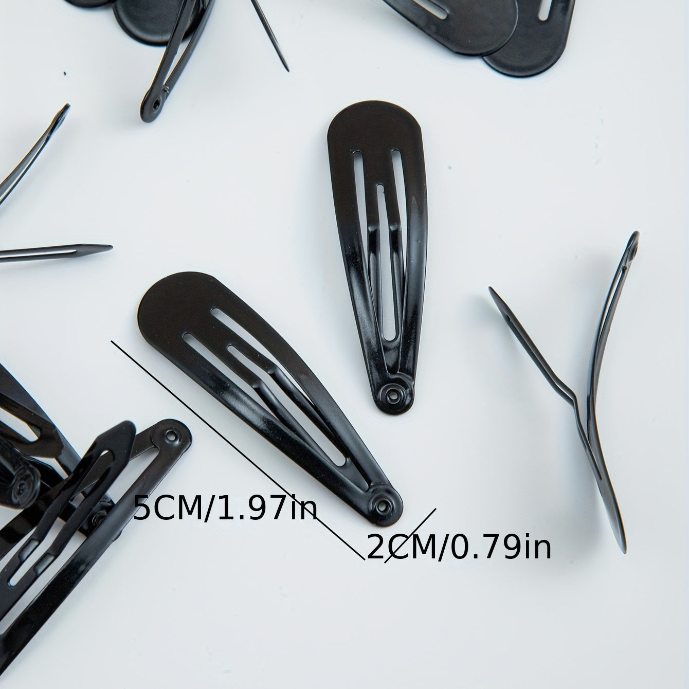 Metal Snap Hair Clips Non slip Hair Barrettes for Girls Women Teens