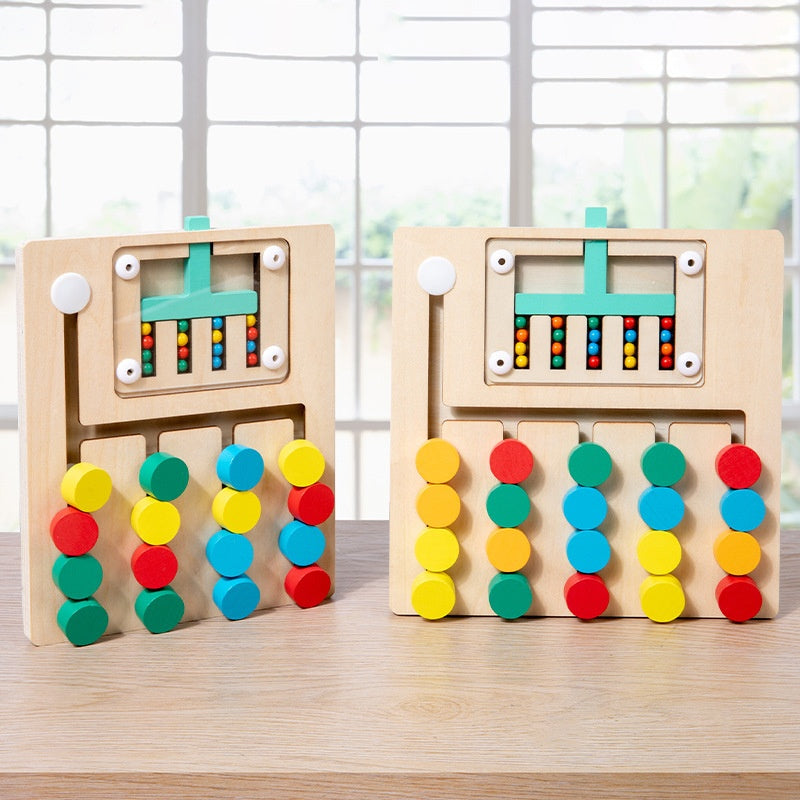 Colorful Bead Counting Puzzle Toy for Kids Ages 3, Educational Learning Toy