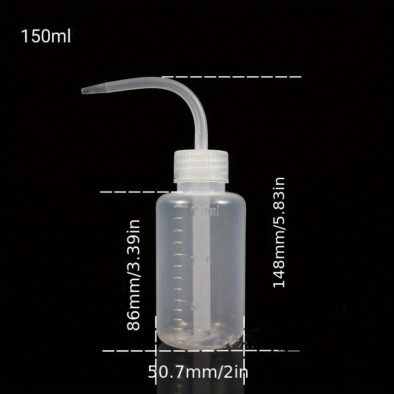 Plastic Lab Squeeze Bottle with Narrow Mouth & Scale Labels