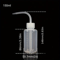 Plastic Lab Squeeze Bottle with Narrow Mouth & Scale Labels