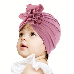 Flower Baby Hat Toddler Turban Infant Head Wraps Bonnet Beanie Cap