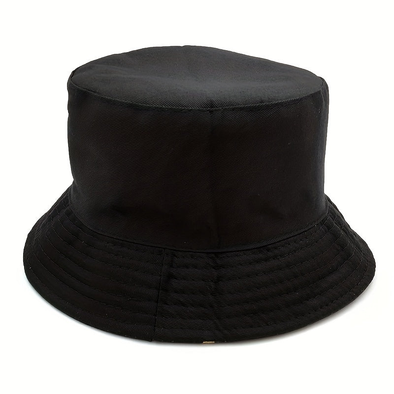 Flame Printed Reversible Bucket Hat Unisex Fisherman Cap