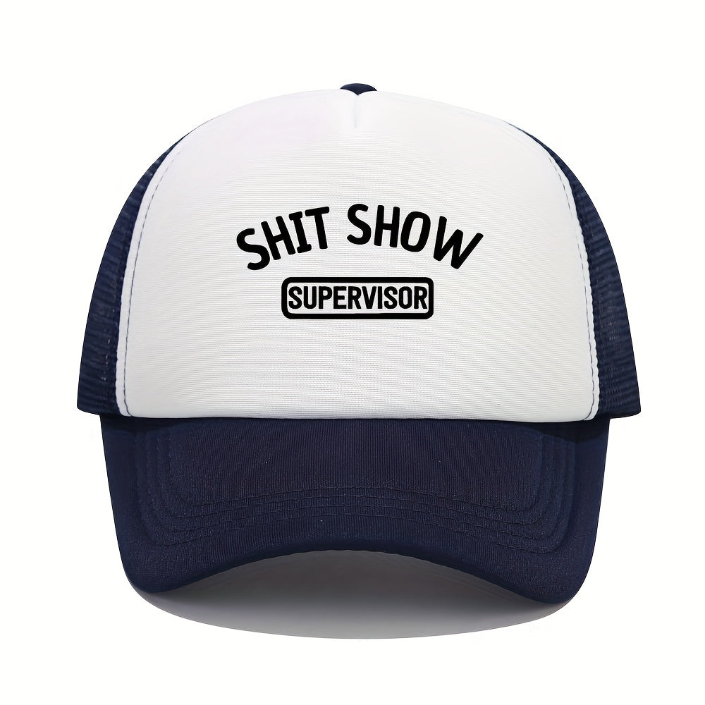 Mesh Baseball Cap Curved Brim Sunshade Summer Hat Men Women
