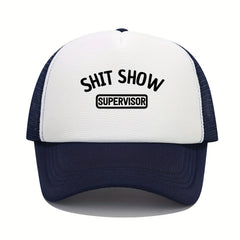 Mesh Baseball Cap Curved Brim Sunshade Summer Hat Men Women