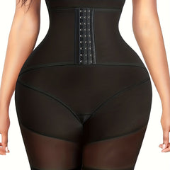 High Waist Mesh Shaping Shorts Tummy Control Butt Lifting Underwear