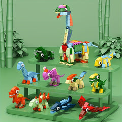 Dragon Series Toy Particle Building Blocks Ankylosaurus Model