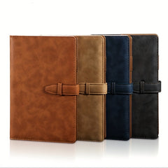 A5 Leather Buckle Diary Notebook for Office Meeting