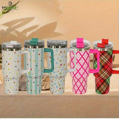 40 Oz Stainless Steel Spot Pattern Water Bottle for Outdoor Sports