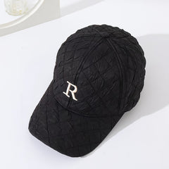 R Letter Baseball Cap Unisex Breathable Adjustable Year Presents