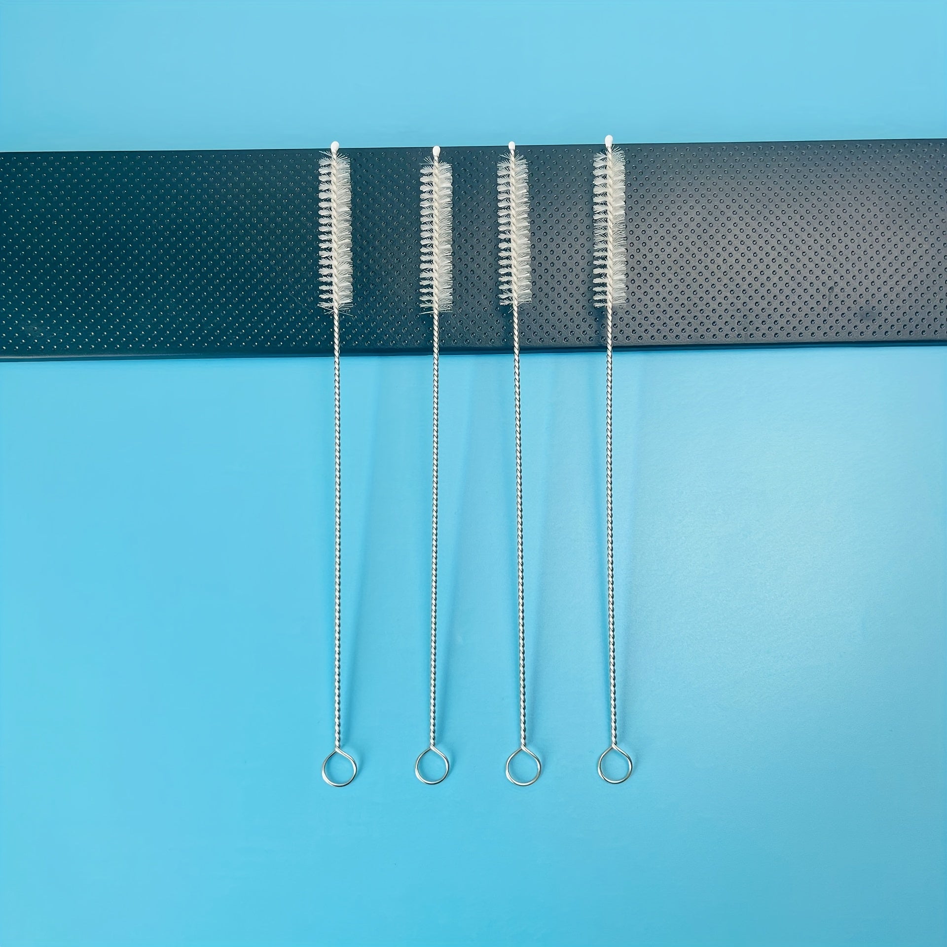 304 Stainless Steel Straw Brush Functional Cleaning Brush