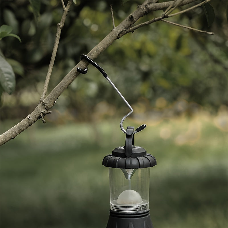 Camping Lamp Holder S-shaped Double Hook Stainless Steel