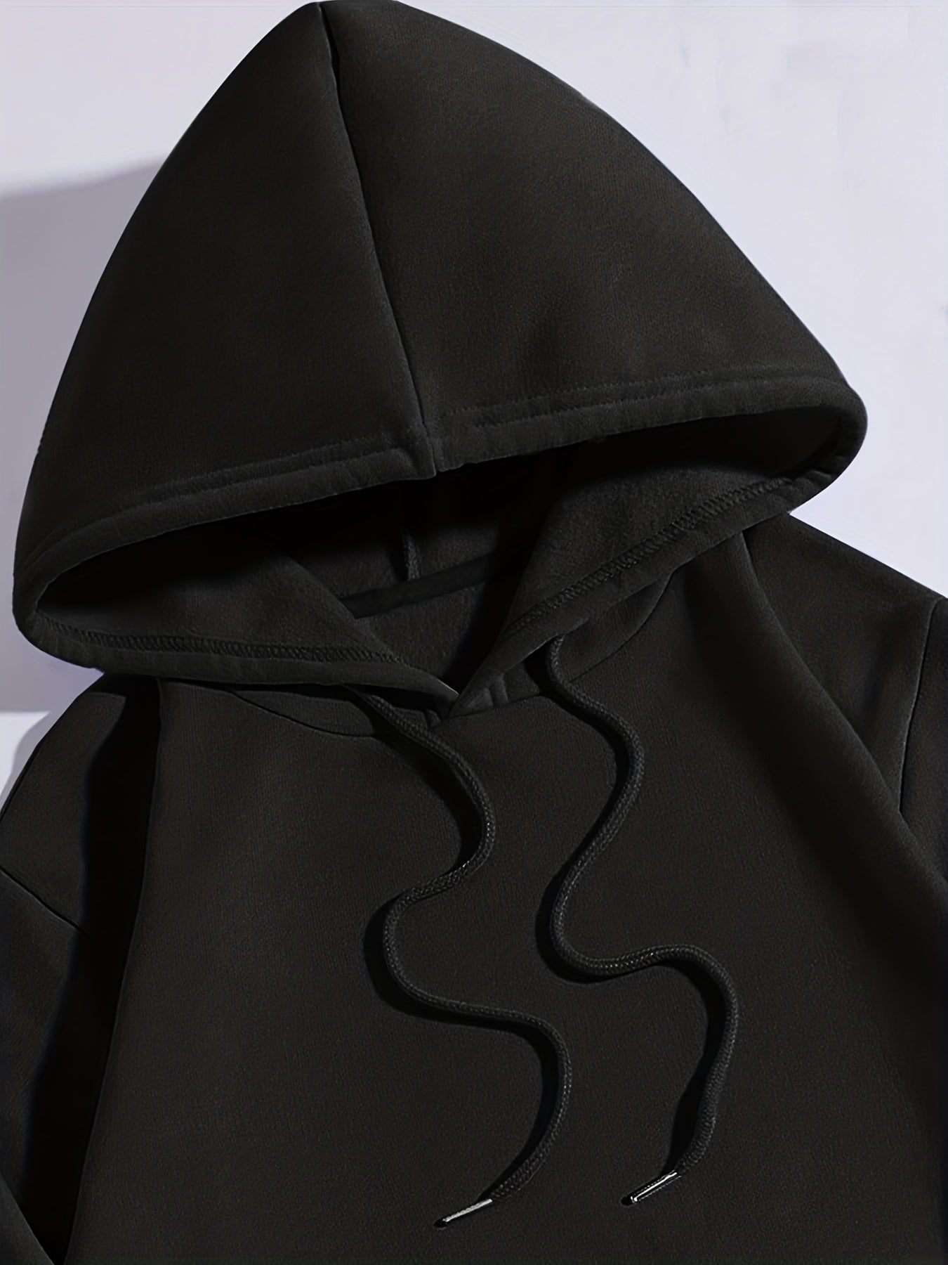 Kangaroo Pocket Hoodie Casual Long Sleeve Drawstring Hoodies Sweatshirt