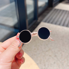 Sunglasses Shaped Metal Hair Clip for Women