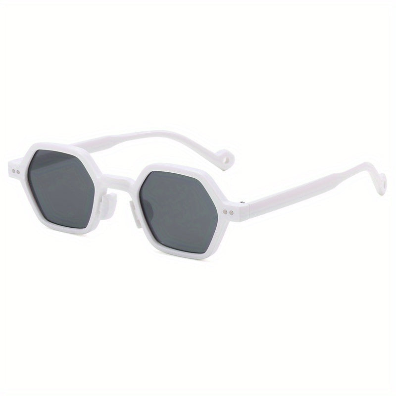 Y2K Geometric Sunglasses Rivet Anti Glare UV400