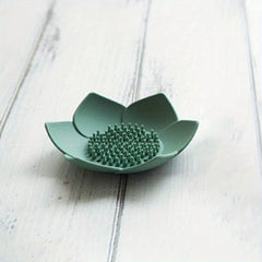 Lotus Flower Soap Dish with Drainage for Bathroom Shower
