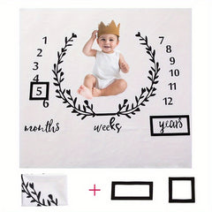 Soft Photography Blanket for Monthly Hundred Days Baby Photo Background