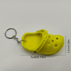Mini Clog Shoes Charm Keychain Handbag Backpack Purse Accessories