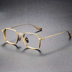 Anti Light Glasses Men's Square Frame Glasses Casual Reading Glasses