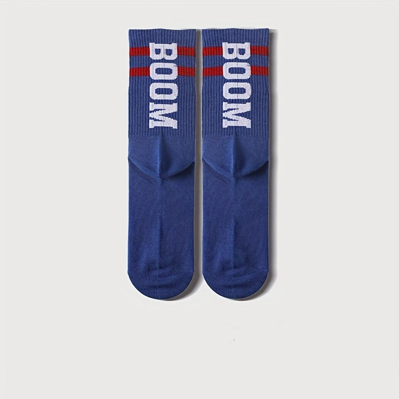 Striped Sports Socks Women's Stockings