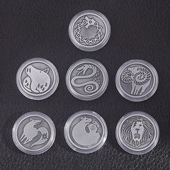 Alloy Coin Keychain Protagonist Tattoo Memorial Coin Key Chain Collect