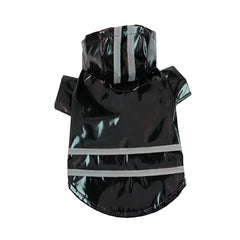 Pet PU Raincoat For Small Medium Dog Puppy Reflective Waterproof