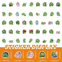 104pcs Dinosaur Stickers Variety Pack for Kids - Unique Expressions Vinyl Decals