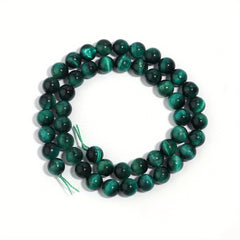 Green Tiger's Eye Stone Beads for DIY Jewelry Making 4-12mm
