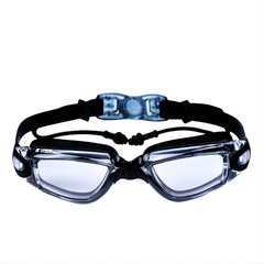 HD Waterproof Swim Goggles w/ Earplugs Ideal for Myopia & Transparent Swimming