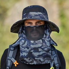 Camouflage Sun Hat Fishing Cap Outdoor Fisherman Hat