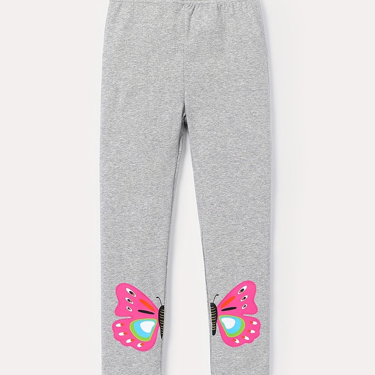 Toddler Girls Butterfly Graphic Leggings Elastic Waist Casual Pants