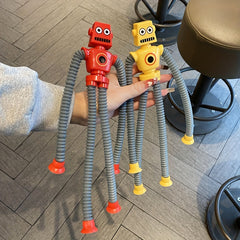 Suction Cup Robot Cartoon Decompression Toy