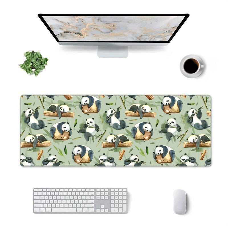 Panda Desk Mat Non Slip Mousepad
